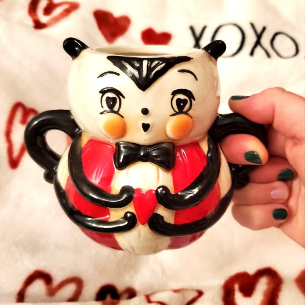 Johanna Parker Valentine's Spider Mug BNWT